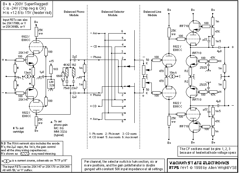 Balanced tube phono stage diyAudio